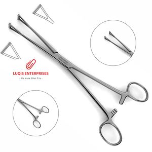 Pinzas de agarre de tejido Duval Collins, pinzas quirúrgicas de acero inoxidable, instrumento médico quirúrgico - Product Image 1