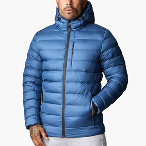 Nueva Chaqueta Acolchada de Invierno Personalizada 2025 de Alta Calidad para Exteriores, Chaqueta de Burbuja Lisa con Cremallera, Venta al por Mayor - Product Image 6