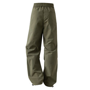 กางเกงคาร์โก้ลำลองทรงหลวมสำหรับผู้ชาย กางเกงขายาวสำหรับฤดูหนาว ไซส์ใหญ่ถึง 6XL เอวกลาง ทรงตรง ผ้าทอ 100% โพลีเอสเตอร์ - Product Image 4