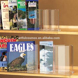 2025 High Capacity Modern <b>Acrylic</b> <b>Book</b> Newspaper Rack <b>Standing</b> Brochure Shelf New High Capacity <b>Acrylic</b> Modern <b>Book</b> Rack - Product Image 6