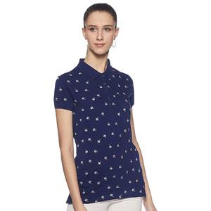 เสื้อโปโลของผู้หญิงแบบถักระบายอากาศได้ดีแห้งเร็วแบบลำลอง - Product Image 1