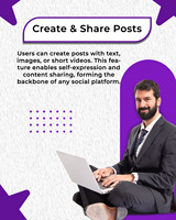 Aplicación Social Probada con Rendimiento Fluido y Carga Rápida, Desarrollo MVP Básico, Sistema de Registro, Carga de Historias, Compartir, Publicar, Seguir
