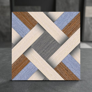Acabado mate 400x400mm Iris madera gris porcelana baldosas duraderas 40x40cm azulejos para uso gubernamental y comercial - Product Image 2