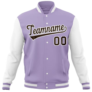 New High Ranking <b>Men's</b> Custom Winter <b>Varsity</b> <b>Bomber</b> <b>Jacket</b> with Embroidery Stand Collar Front Logo Plus Size for <b>Men</b> - Product Image 2