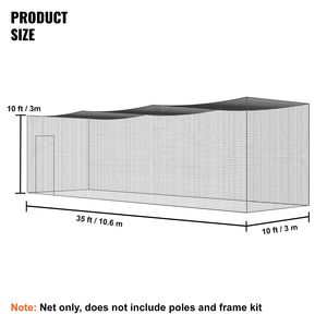 Rete Professionale per Allenamento di Baseball/Softball, Gabbia Portatile per Pratica di Lancio - Product Image 6