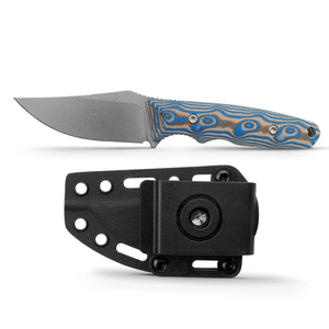Couteaux de chef professionnels avec lame large et tranchante, motif ondulé décoratif, manche ergonomique noir pour couper et trancher la viande en cuisine - Product Image 1