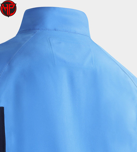 Chaqueta Impermeable Ligera con Cierre para Hombre, Cuello Alto, Deportiva, Cortavientos, de Secado Rápido, Transpirable, Informal - Product Image 2