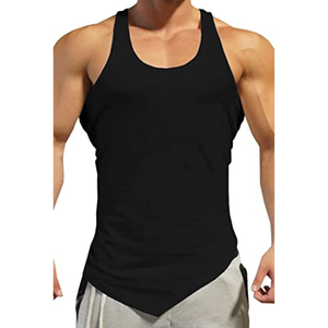 Camisetas de Tirantes de Algodón de Alta Calidad Personalizadas OEM para Hombre, Cuello Redondo, Sin Mangas, para Ejercicio, Deporte, Gimnasio, con Estampado - Product Image 1