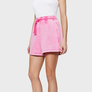 Shorts d'été pour femmes, taille élastique avec cordon de serrage, style sport décontracté, pour la course à pied, vente en gros, fabrication OEM - Product Image 3