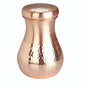 Jarra de Cobre Puro Martillado a Mano de 1000 ml, Aislamiento Térmico, Apta para Lavavajillas, Ecológica, para Mesita de Noche, Recipiente Tradicional - Product Image 2