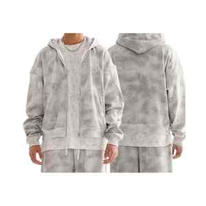 Suéter cárdigan personalizado de estilo antiguo con cremallera, otoño/invierno 2024, sudadera con capucha de forro polar de alta calidad con diseño de corazón. - Product Image 1