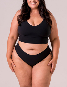 Culottes sans couture en tricot pour femmes, vente en gros OEM, string sexy de couleur unie, sous-vêtements grande taille, matière 90% nylon 10% élasthanne - Product Image 6