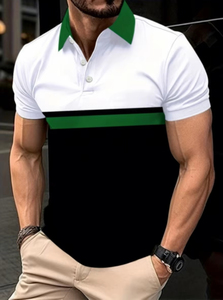Polos pour hommes très vendus, couleur unie, vêtements décontractés, nouveau design, logo personnalisé, coton respirant, grande taille, polo de haute qualité - Product Image 4