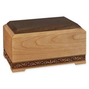 Handcrafted Wooden Cremation Urns for Human Ashes Adult Large Memorial Ashes <b>Box</b> Decorative Funeral Wooden Urn <b>Box</b> Wooden urns - Product Image 1