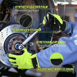 Gants mécaniques antidérapants en gros, gants de sécurité confortables pour l'atelier et le travail industriel, de haute qualité - Product Image 2