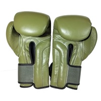 Gants de boxe en cuir vert foncé personnalisés, gants de sparring, gants de kickboxing, gants de frappe, MMA, Muay Thai, arts martiaux mixtes