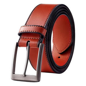 Ceinture en cuir décontractée pour homme 2026, noire et marron, en cuir de vache véritable, boucle en alliage, respirante, imprimée, brodée, taille personnalisable - Product Image 3