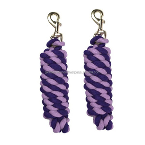 Cuerdas de Amarre para Caballos de Color Personalizado a Precio de Fábrica, Material de Algodón o Polipropileno con Gancho de Seguridad de Latón - Product Image 5