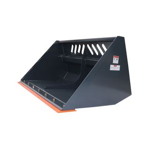 Godet à neige/mulchage robuste de 60 po pour mini-chargeuse, bord à bords coupés, capacité de charge de 1500 lb, fixation rapide universelle pour TMG SN60 de 5 tonnes, Nouveau - Product Image 4