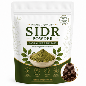 Polvo de Sidr de Marca Privada, Libre de Químicos, 100% Puro, para Limpiador Capilar, Acondicionador y Nutrición del Cuero Cabelludo, de la India - Product Image 1