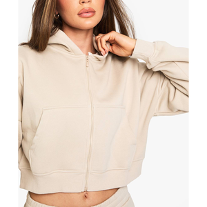 Sweat-shirt à capuche personnalisé avec logo en relief, pour l'entraînement en plein air, la salle de sport, coupe décontractée, streetwear, veste zippée graphique épaisse - Product Image 2