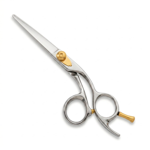 Ciseaux de coiffure professionnels en acier inoxydable, lame tranchante, pour droitiers, manche long, ciseaux de coupe de cheveux - Product Image 4