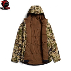Veste Softshell à Capuche pour Hommes TriPro Sports Premium, Camouflage Hiver, Extérieur, Zip Intégral, Légère, Performance, Chasse, Randonnée - Product Image 2