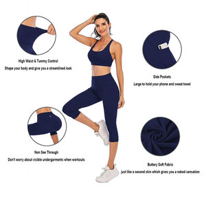Nouvelle Collection : Legging Capri de Sport Femme Léger Taille Haute à Compression pour Fitness et Gym - Product Image 6
