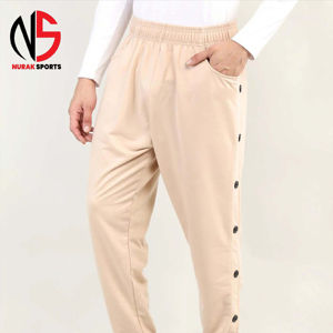 Pantalon de jogging pour homme grande taille OEM de haute qualité, personnalisé, respirant, en molleton de coton pour automne-hiver, tissu toile 2026 - Product Image 3