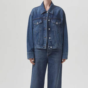 Chaleco Vaquero Clásico Lavado de Moda, Personalizado, Superventas, con Bordado, Negro, Sin Mangas, Tallas Grandes, Estampado, para Hombre - Product Image 1