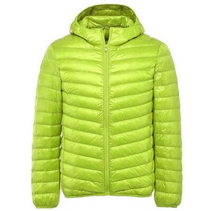 Chaqueta de Invierno para Hombre con Logotipo Personalizado, Chaqueta Acolchada Ligera, Impermeable, de Poliéster y Nailon, con Capucha, al por Mayor, de Alta Calidad - Product Image 3