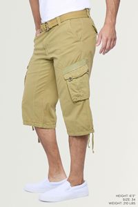 Pantalon Capri 3/4 pour Homme, Short de Sport, Course à Pied, Randonnée, Nylon, Décontracté, Longueur Sous le Genou, pour Hommes - Product Image 3