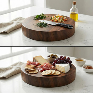 Planche de service carrée en noyer - Antibactérienne, écologique, passe au lave-vaisselle - Product Image 1