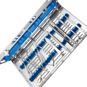 Kit complet d'instruments microchirurgicaux ophtalmiques pour la chirurgie oculaire avec pinces, ciseaux, porte-aiguilles et spéculum - Product Image 6