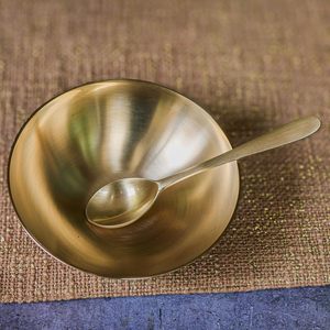 Bol à glace en bronze avec cuillère – Service élégant pour desserts lors de réceptions à domicile - Product Image 5