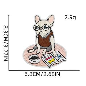 Custom Embroidery Patch Factory Wholesale Metallic Thread <b>Applique</b> for Jackets Hats Bags Clothing Iron On Sew On Decorative - Product Image 3