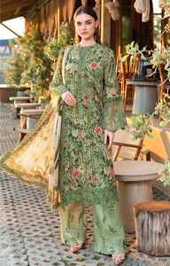 Camisa Larga Informal de Lujo de Algodón con Estampado para Mujer, Estilo Indio y Pakistaní, con Botones de Encaje, Dupatta, Salwar Kameez, Vestidos Casuales para Mujer - Product Image 6