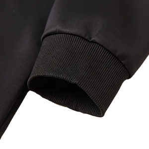 Costume de jogging en molleton 100% coton pour hommes, tenue deux pièces respirante, pull à capuche et pantalon évasé, survêtement pour la mode hivernale - Product Image 6