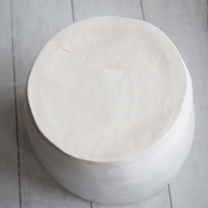 Porte-ustensiles en céramique minimaliste, design à large ouverture, finition mate lisse, haute résistance, organisateur de rangement pour comptoir de cuisine - Product Image 5