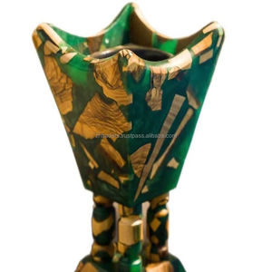 Brûleur d'encens écologique en bois de santal et en époxy sur mesure pour les célébrations religieuses Eid Mubarak et Ramadan - Product Image 1