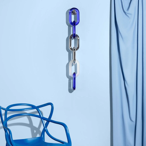 Transparent Resin Handmade Vertical Chain Links Wall Hanging Decor DIY Projects <b>Room</b> <b>Divider</b> Modern Environment Birthday Wedding - Product Image 3