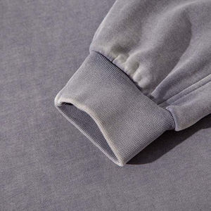 Novedades 2026: Sudaderas Básicas para Hombre, Cuello Redondo, 100% Algodón, Estilo Vintage, Lavado Ácido, Efecto Desgastado, Forro Térmico - Product Image 3