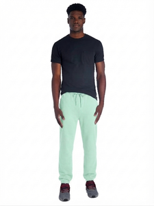 Pantalones Deportivos Ligeros de Felpa para Hombre, Color Verde Claro, Cintura Elástica, Tejido de Sarga, Estilo Casual, con Bolsillos, Primavera, OEM - Product Image 1