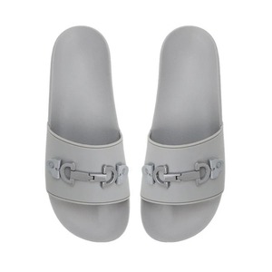 Sandalias Unisex Grises de PVC, Punta Abierta, Suela Antideslizante de EVA, para Playa y Verano - Product Image 6
