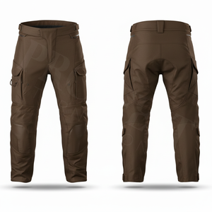 Regular Fitted Motorcycle Riding Pants Protective Cargo Trousers Breathable Anti Slip with Knee Pads Outdoor Gear Textile Pants - Product Image 2