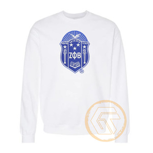 Sudadera de cuello redondo regular para mujer, personalizada y bordada, de color liso teñido, de invierno, de la hermandad Zeta Phi Beta, de GREEK TREASURES, al por mayor - Product Image 6