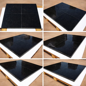 Dalles de sol en granit noir Galaxy sur mesure à prix abordable, comptoirs de cuisine en granit - Product Image 2