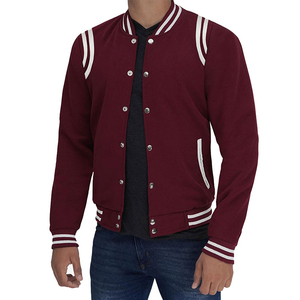 Chaquetas Varsity para Hombre con las Mejores Características, Material Suave, Diseño Moderno, Color Granate, Chaqueta Varsity para Hombre - Product Image 5
