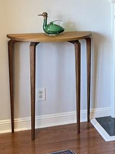 โต๊ะคอนโซลสไตล์ยุโรปแบบโบราณ โต๊ะทางเข้าทำจากไม้ โต๊ะทางเดิน ออกแบบสำหรับเฟอร์นิเจอร์บ้านสไตล์ฝรั่งเศส - Product Image 4