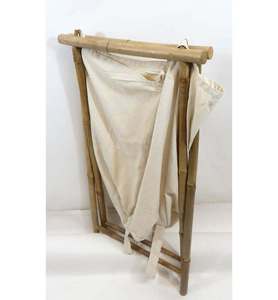 Organizador de Ropa de Bambú de Lujo, Plegable, Ecológico, Diseño Moderno, para Baño, Bajo MOQ, Hecho en Vietnam - Product Image 3